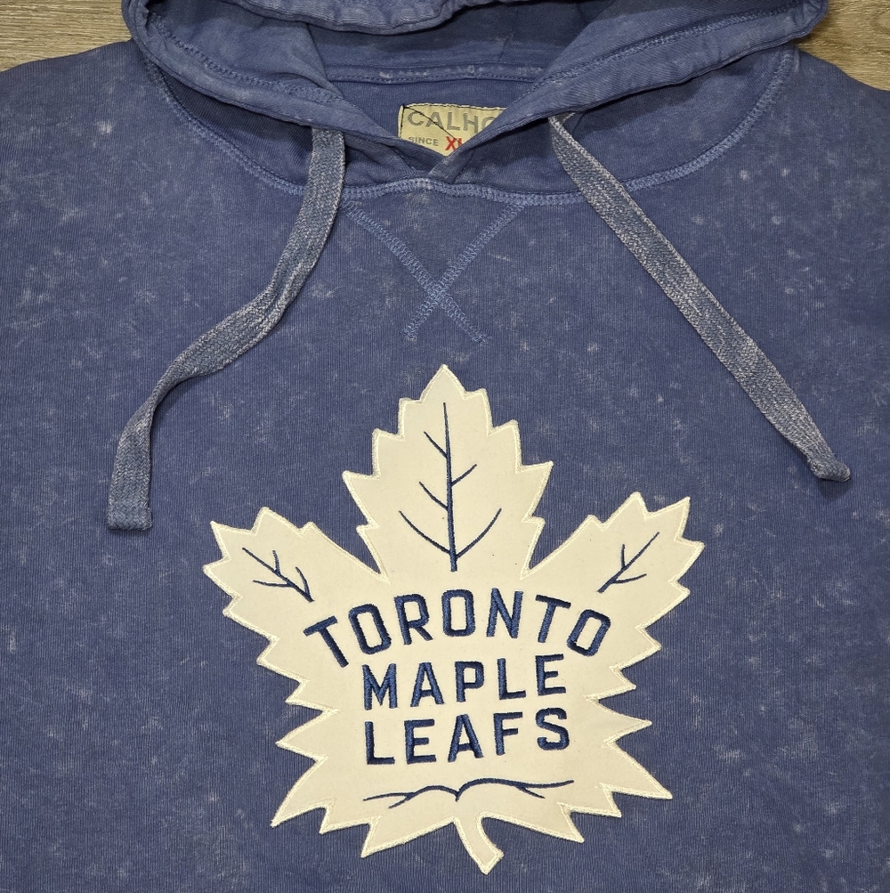 New Toronto Maple Leafs Hoodie Size XL NHL Calhoun Surf & Skate Acid Wash - Picture 2 of 7